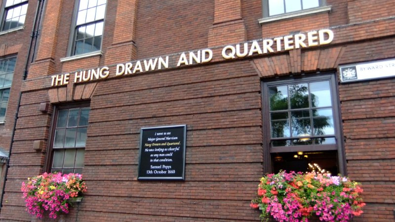 Паб The Hung Drawn and Quartered, Лондон, Великобритания, Европа