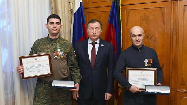 В Махачкале чествовали героев: Заур Аскендеров встретился с участниками СВО