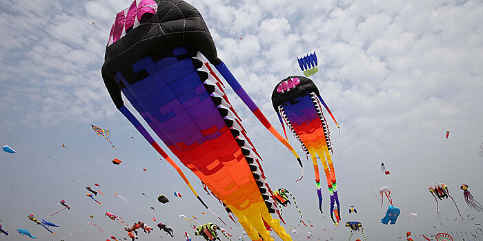 В Вэйфане открылся 36-й Международный фестиваль воздушных змеев