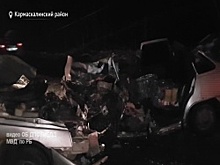 В Башкортостане буксируемый ВАЗ-2112, сорвавшись с прицепа, врезался во встречное авто