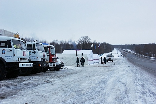 Восемь автомобилисток обратились к спасателям из-за снегопада в Нижегородской области