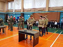 На районных военно-патриотических соревнованиях ученики школы имени Петра Романова заняли первое место