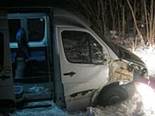 В Холмогорском районе автобус с пассажирами врезался в прицеп