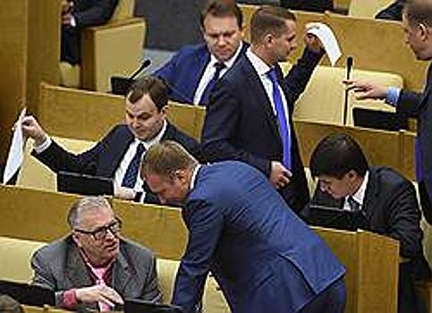 ЛДПР подкрепила запрос предложением