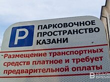 В центре Казани повысят плату за парковку до 130 рублей в час