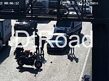 ДТП с участием автомобиля и мотоцикла произошло на МКАД