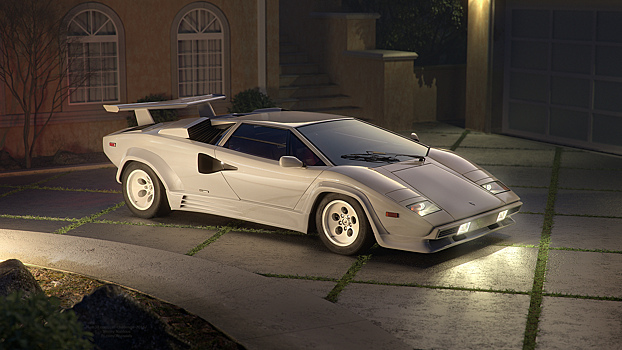 Lamborghini Countach ожил в фантастических рендерах