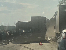 Массовое ДТП произошло на трассе М5 в Самарской области