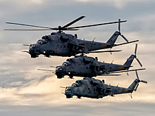 На авиаполигоне в Калининградской области прошли стрельбы экипажей вертолетов Ми-24 с учетом боевого опыта СВО