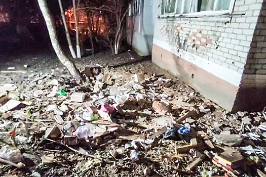 В результате взрыва в Белгороде пострадали десять квартир
