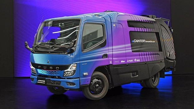 Mitsubishi Fuso превратили мусоровоз в домашнего питомца