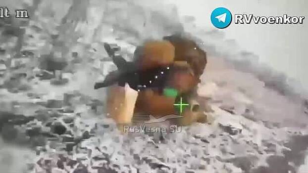 Уничтожение натовской техники в Димитрове сняли на видео