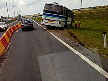ДТП с участием рейсового автобуса «Калининград — Гусев».