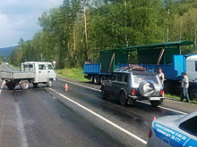 В массовую аварию на Алтае попали новосибирцы