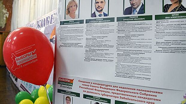 Избирательные участки открылись в Забайкалье, Амурской области и Якутии