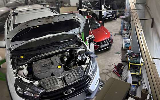 В Красноярске начали установку автомата Aisin на автомобили Lada Vesta