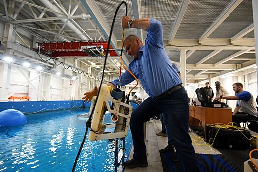 В Астрахани прошли соревнования подводных роботов