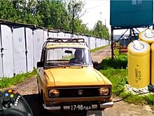 Из «Москвича-2140» умельцы сделали беспилотный электромобиль