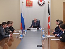 Глава Удмуртии встретился с руководителями депутатских фракций Гордумы Ижевска нового созыва
