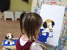 Работы шестилетней художницы покажут в студии «Благо-Дар»