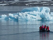С помощью головы Трампа хотят показать проблему глобального потепления