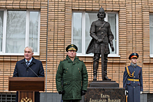 В Военном университете МО открыли памятник Александру Невскому