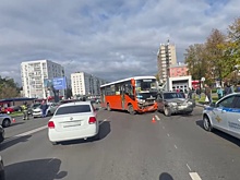 Четыре человека пострадали в ДТП с автобусом и семью авто в Нижнем Новгороде
