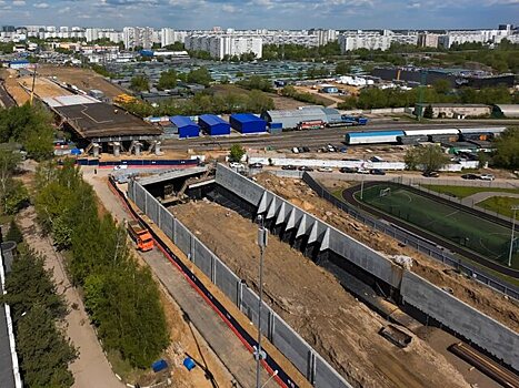 Собянин: строительство ж/д путепровода на северо-востоке Москвы завершится в 2025 году