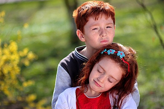 Хорошие взаимоотношения между братом и сестрой могут смягчить последствия семейных конфликтов