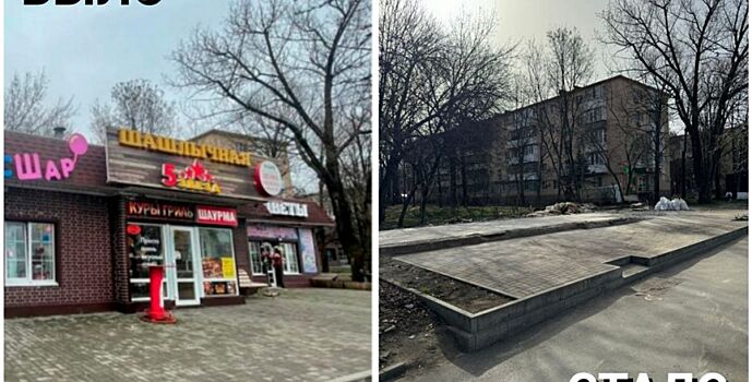 В Ростове сносят самовольно возведенные торговые объекты