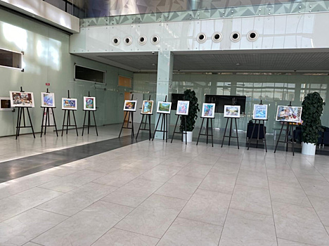 Выставку картин учеников Ватутинской ДШИ имени Дмитрия Кабалевского организовали в АДЦ «Коммунарка»