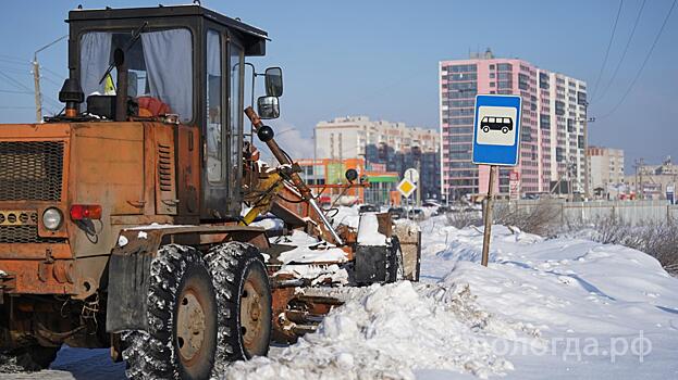 Более 100 тысяч кубометров снега вывезли из Вологды по дополнительному контракту