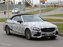 Выведен на дорожные испытания Mercedes-Benz C-Class в кузове кабриолет