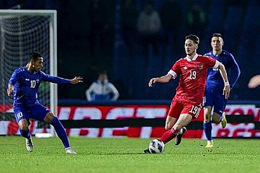 Сборная России сыграла вничью с командой Узбекистана