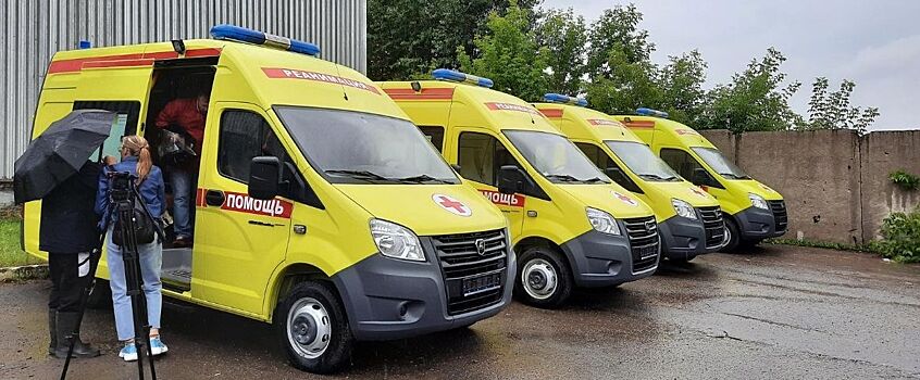 Четыре района Удмуртии получили новые реанимобили
