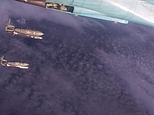 Су-34 сбросил бомбы с УМПК на боевиков ВСУ в Курской области