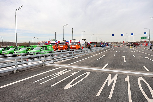 Собянин открыл движение по путепроводу через МЦД-3 и новым съездам в районе 24-25 километра Ленинградского шоссе