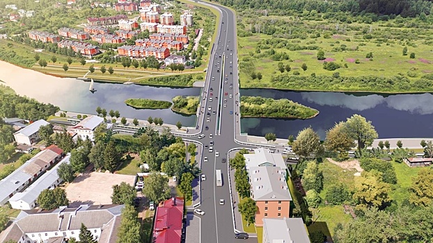 Вологжанам представили визуализацию Некрасовского моста, который сейчас строят в городе
