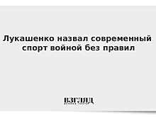 Лукашенко считает современный спорт войной без правил и политикой