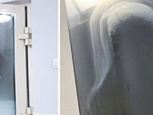 В госпитале имени Вишневского в Красногорске заметили образ Пресвятой Богородицы