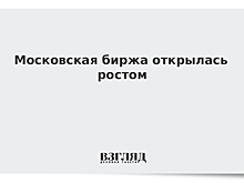 Московская биржа открылась ростом
