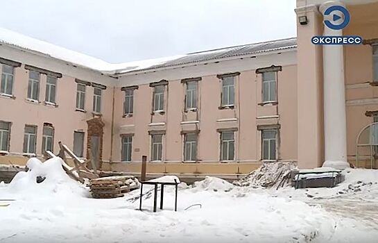 Работы по реконструкции роддома на ул. Пушкина вышли на новый этап