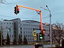 На 7 светофорных объектах в Уфе установлены светодиодные полосы, дублирующие сигнал