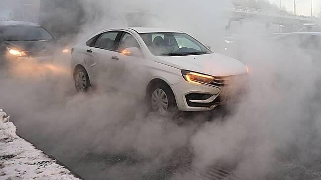 Улицы российского города залило кипятком