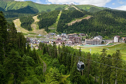 Горный курорт «Архыз» запустил канатную дорогу на Южном склоне