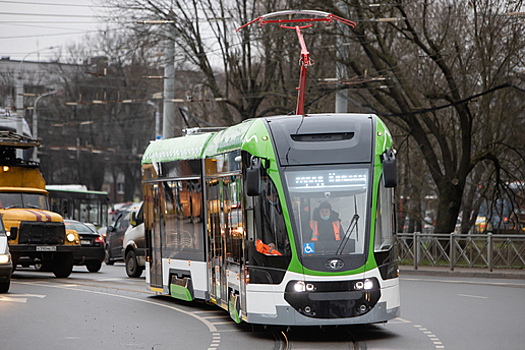 Новый трамвай “Корсар” в январе будет ходить в Калининграде по ночам