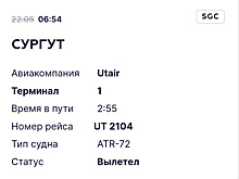 Авиарейс из Уфы до Сургута задержали на девять часов