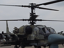 Экипажи Ка-52М выполнили удар неуправляемыми ракетами по опорным пунктам и живой силе противника на Донецком направлении