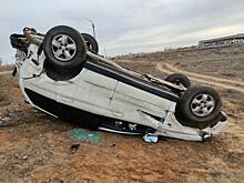 Машина врезалась в опору ЛЭП в Наримановском районе