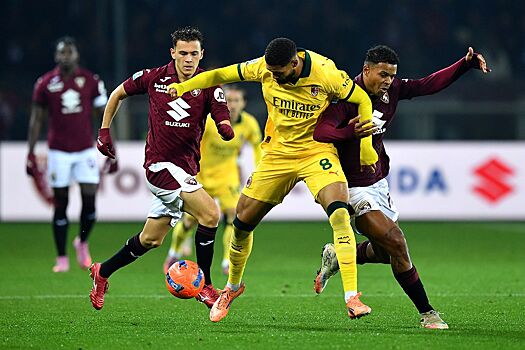 «Милан» победил «Торино», отыгравшись с 0:2, и поднялся на первое место в Серии А